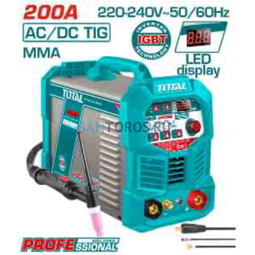 Инвертор сварочный TIG AC/DC / MMA TOTAL TIGACDC20068