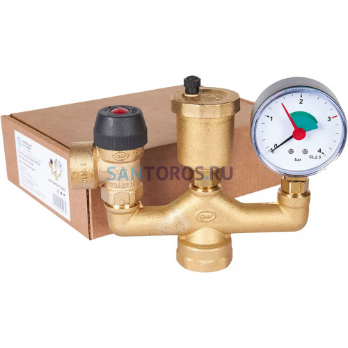 Группа безопасности котла до 50 кВт, без теплоизоляции Stout SVS-0040-015025