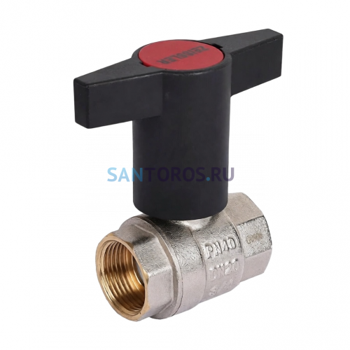 Кран шаровой 1/2" ВР/ВР, ручка с удлиненным штоком прямой ZEISSLER ZSv.201.0104N