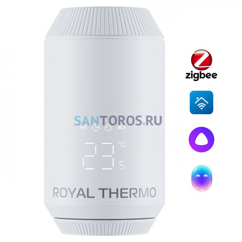 Термоголовка электронная Royal Thermo Smart Heat 2.0, белый HC-1735430