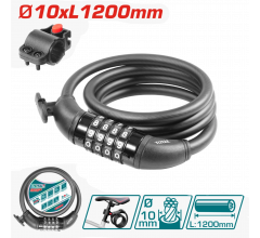 Велосипедный Замок 10X1200 Мм TOTAL (TBK21012 )
