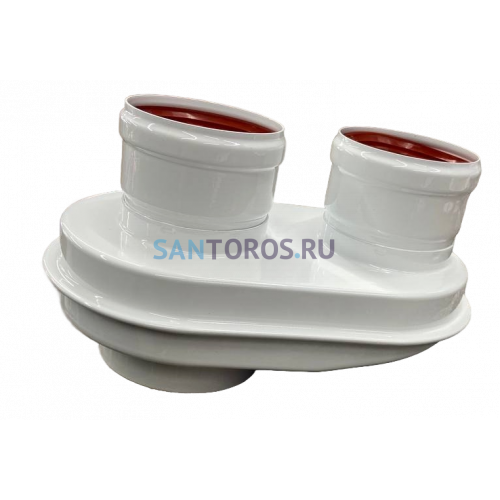 Разделитель дымохода, адаптер 60/100-80/80 (TR.8004) TR.8004