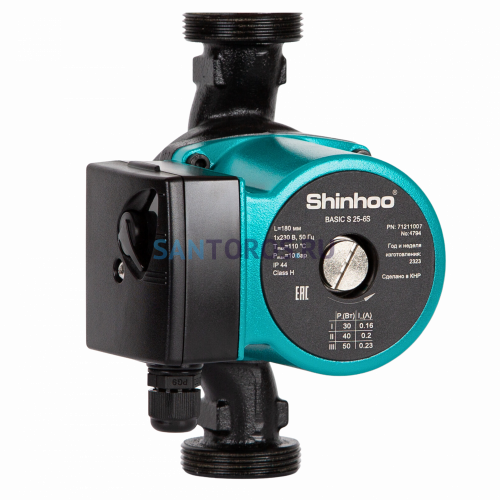 Насос циркуляционный Shinhoo BASIC S 25-4S 180 1x230V (71211001 Шинхо)