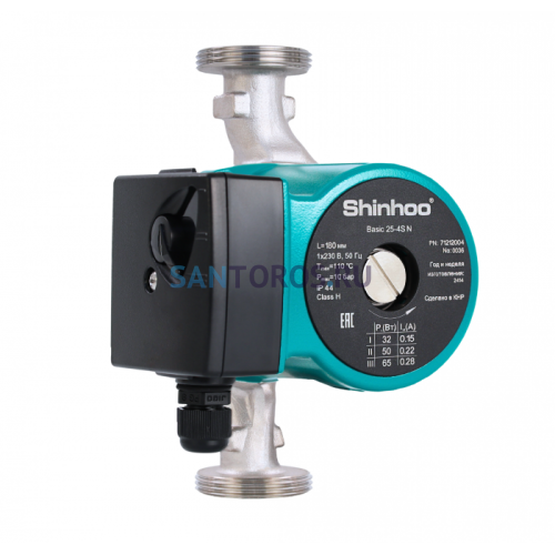 Насос циркуляционный Shinhoo BASIC 25-4S N 180 1x230V (71212004 Шинхо)