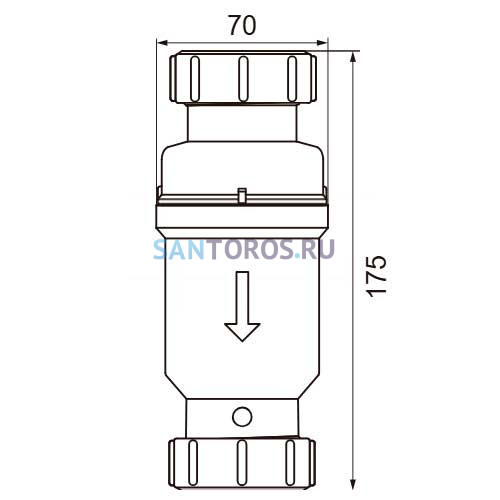 Сифон сухой с функцией обратного клапана 1 1/2″ × 40 мм ZEISSLER BAP020640