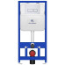 Инсталляция для унитаза Grocenberg с кнопкой для смыва белый GS3050-KP3060W