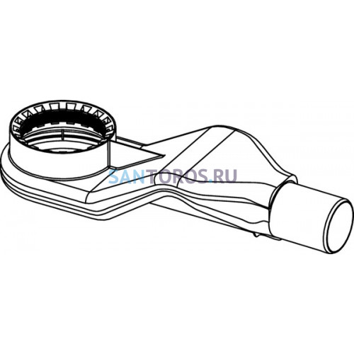 Сифон для душевого лотка TECEdrainline DN40 боковой слив 650004 650004