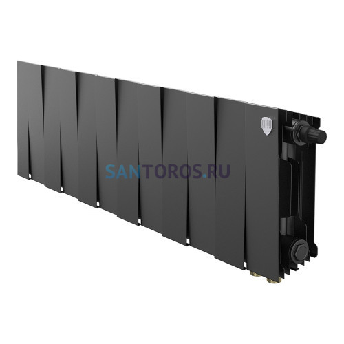 Радиатор Royal Thermo 200 х 14 секций PianoForte Noir Sable VD биметаллический секционный RTPNSVDR20014