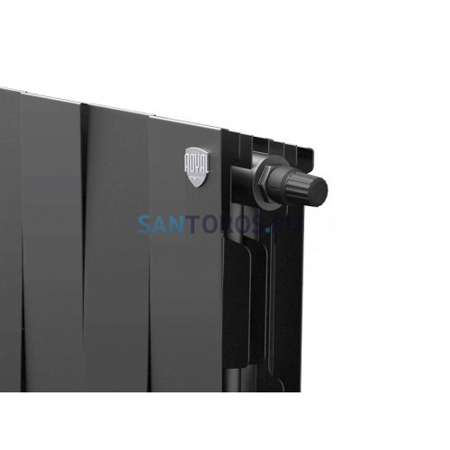 Радиатор Royal Thermo 200 х 14 секций PianoForte Noir Sable VD биметаллический секционный RTPNSVDR20014