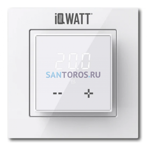 Электронный термостат IQ THERMOSTAT D белый матовый 00418