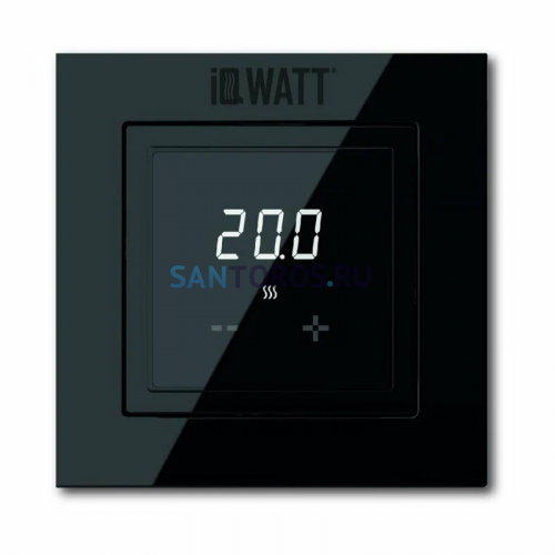 Электронный термостат IQ THERMOSTAT D черный матовый 00417