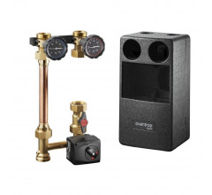 Насосная группа Regumat M3-180 DN 25 с шаровым краном и 3-х ходовым и сервомотором, без насоса Oventrop