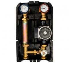 Насосная группа со смесителем 1" с насосом Grundfos UPSO 25-65 Stout