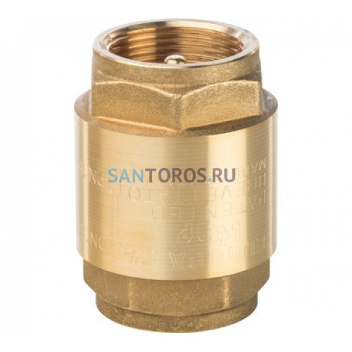 Клапан обратный пружинный муфтовый 1 1/4 с металлическим седлом Stout SVC-0011-000032