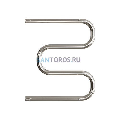 Водяной полотенцесушитель «M» c полочкой  3/4  Золотой хром 32/80 D62945