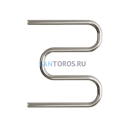 Водяной полотенцесушитель «M» (CS) без полочки, полимерное - черный матовый, M 60/50 1 D49190