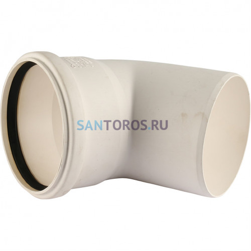 Отвод канализационный Raupiano Plus 110х67° Rehau (11234541001) 11234541001