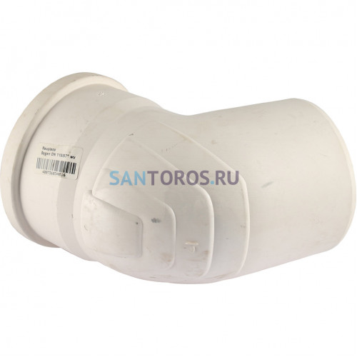 Отвод канализационный Raupiano Plus 110х67° Rehau (11234541001) 11234541001