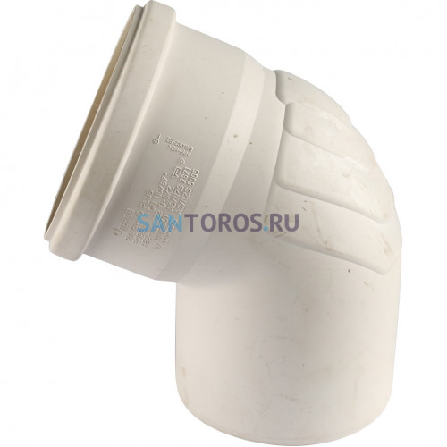 Отвод канализационный Raupiano Plus 110х67° Rehau (11234541001) 11234541001