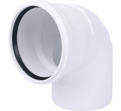 Отвод канализационный Raupiano Plus 110х87° Rehau (11234641001)