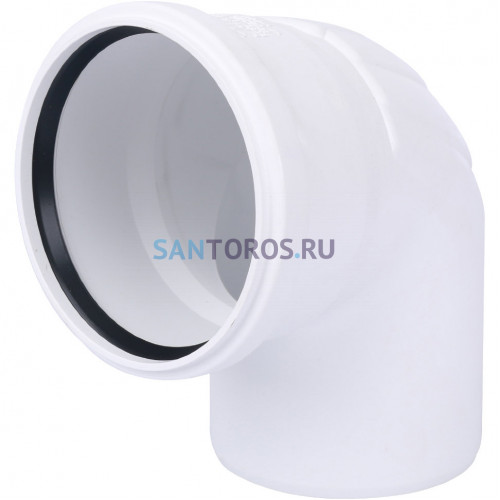 Отвод канализационный Raupiano Plus 110х87° Rehau (11234641001) 11234641001