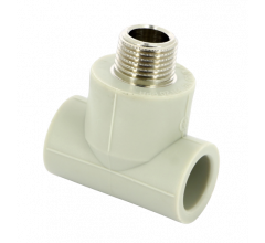 Тройник PPR с наружной резьбой 20x1/2" FV-Plast