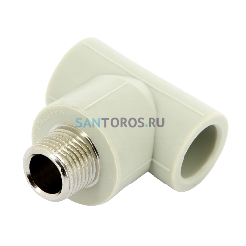 Тройник PPR с наружной резьбой 20x1/2 FV-Plast AA254020012