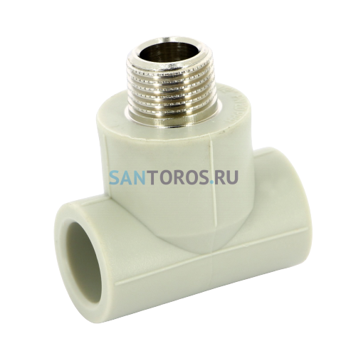 Тройник PPR с наружной резьбой 20x1/2 FV-Plast AA254020012