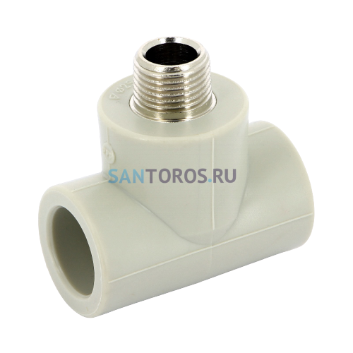 Тройник PPR с наружной резьбой 25x1/2 FV-Plast AA254025012