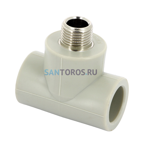 Тройник PPR с наружной резьбой 25x1/2 FV-Plast AA254025012