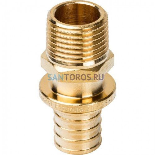 Переходник с наружной резьбой 20xR 1/2 для труб из сшитого полиэтилена Stout SFA-0001-002012