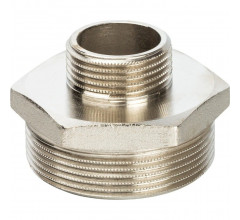 Ниппель НН переxодной 2"x1" никелированный Stout