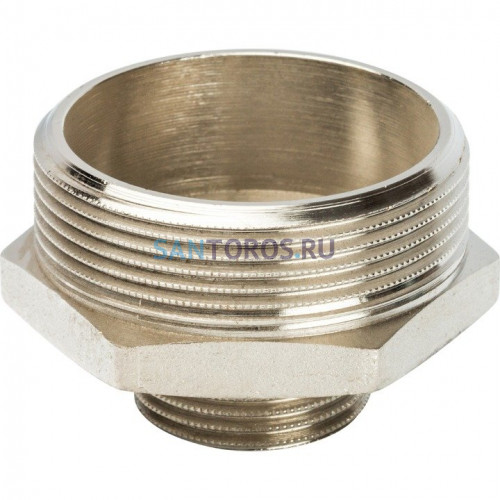 Ниппель НН переxодной 2x1, никелированный Stout SFT-0004-000021
