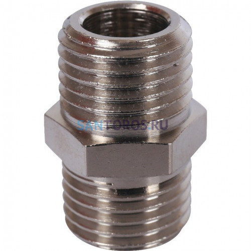 Ниппель HH 1/4, никелированный Stout SFT-0004-001414