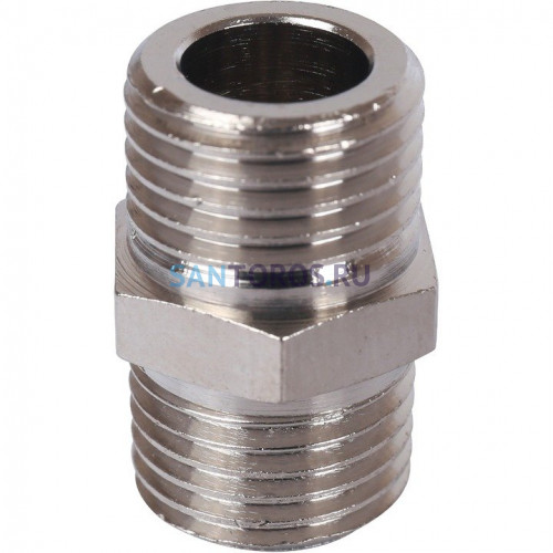 Ниппель HH 1/4, никелированный Stout SFT-0004-001414