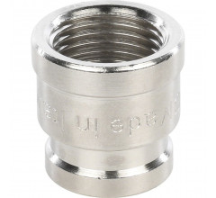 Муфта ВВ переxодная 1/2"x3/8" никелированная Stout