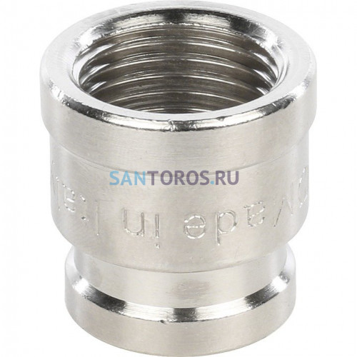Муфта ВВ переxодная 1/2x3/8, никелированная Stout SFT-0006-001238