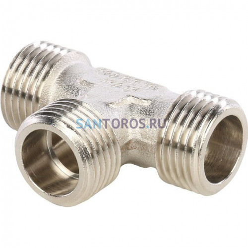 Тройник НН 1/2x1/2x1/2, никелированный Stout SFT-0018-121212