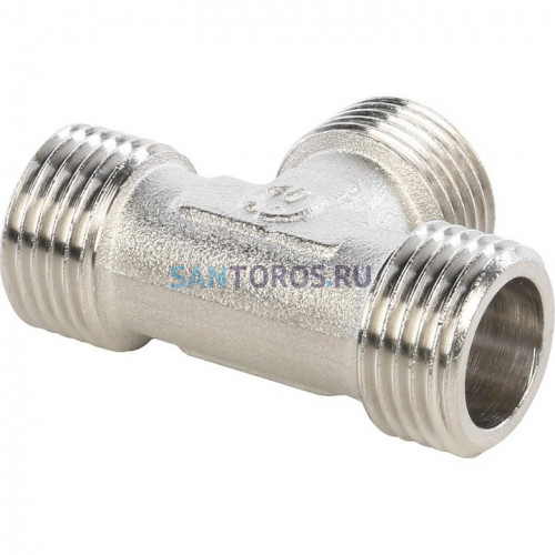 Тройник НН 1/2x1/2x1/2, никелированный Stout SFT-0018-121212