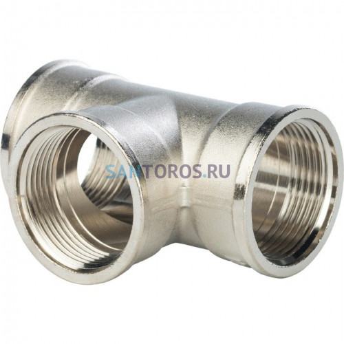 Тройник ВВ 1 1/4, никелированный Stout SFT-0020-000114