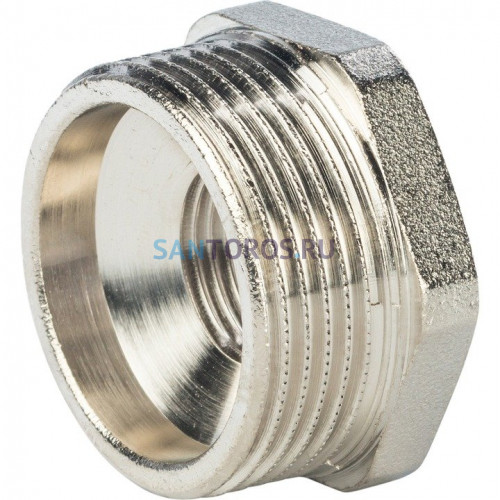 Футорка 2x1/2, никелированная Stout SFT-0029-000212