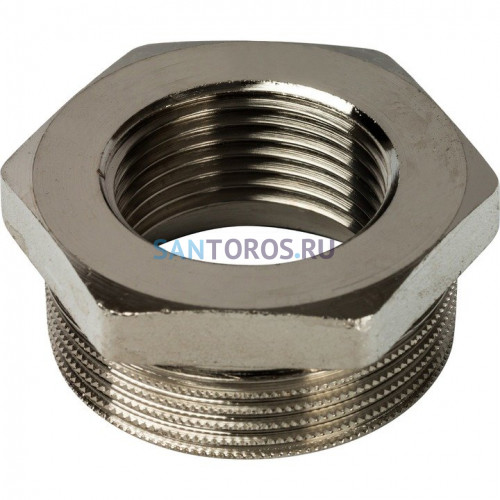 Футорка 1 1/2x1, никелированная Stout SFT-0029-001121