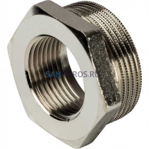 Футорка 1 1/2x1, никелированная Stout SFT-0029-001121