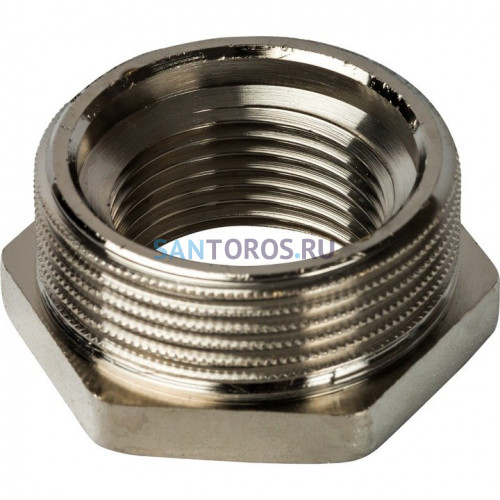Футорка 1 1/2x1, никелированная Stout SFT-0029-001121