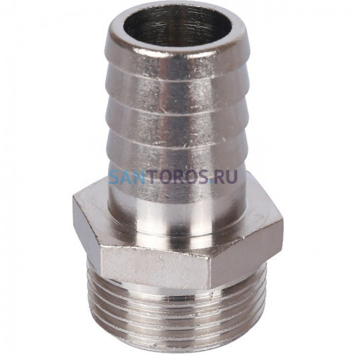 Штуцер НР 3/4x20, никелированный Stout SFT-0067-003420