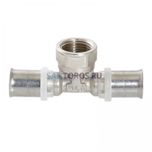 Тройник пресс с внутренней резьбой 32х3/4х32 Valtec VTm.232.N.320532