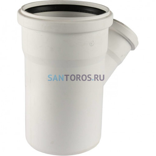Тройник канализационный Raupiano Plus 110/50х45° Rehau (11213041001) 11213041001