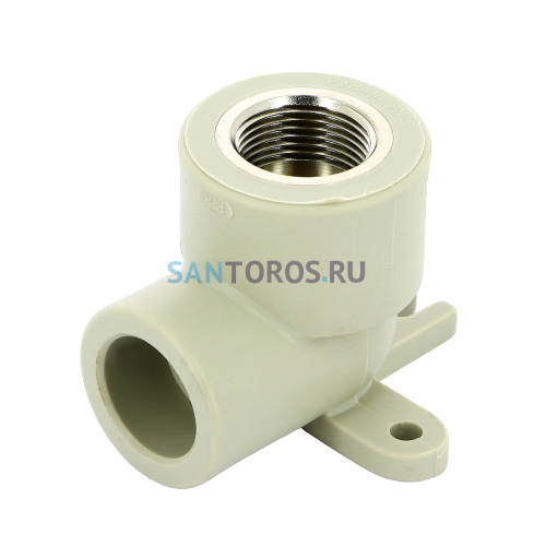 Колено настенное с металлической внутренней резьбой 25x3/4 PPR FV-Plast AA219025034