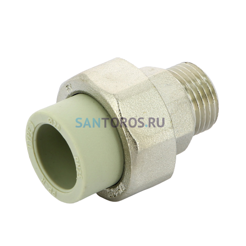 Разъёмное соединение PPR с наружной резьбой 20x1/2 FV-Plast AA237020012