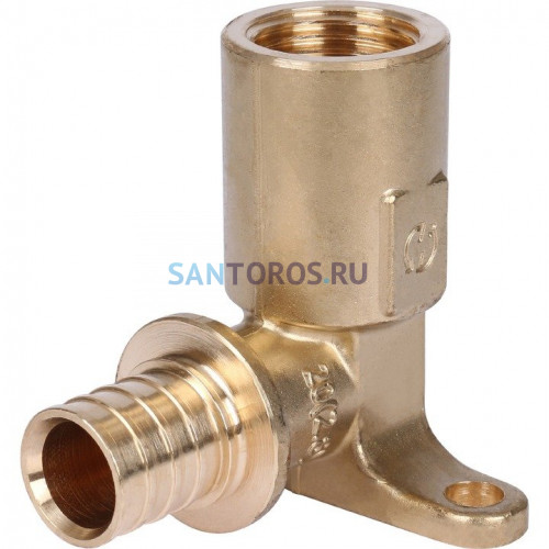 Угольник настенный с длинным нарезным патрубком 20-Rp 1/2 Stout SFA-0032-002012